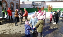 Масленичные гуляния прошли в воскресной школе Преображенского собора